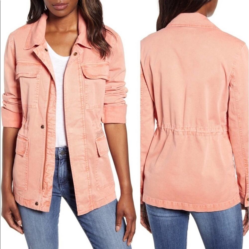 NWT Caslon Coral Clay Anorak Utility Jacket Size XSmall